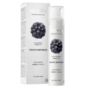 Mossa Youth Defence Regeneráló Éjszakai Krém Szederrel és Omega 3-6 Zsírsavakkal 50ml