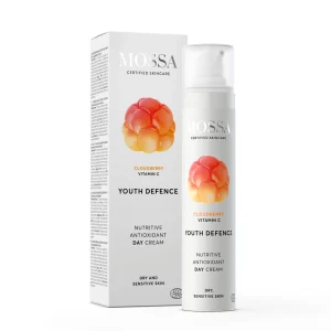 Mossa Youth Defense Tápláló Nappali Krém Törpemálnával És C-Vitaminnal 50ml