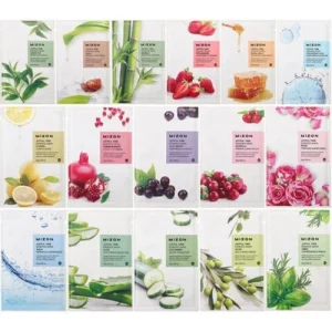 Mizon Joyful Time 4 darabos esszenciális maszk csomag érett bőrre csiga grnátalma acerola royal jelly