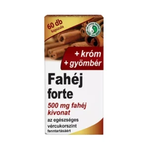 dr. chen fahéj forte kapszula gyömbérrel és krómmal 60db