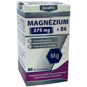 JutaVit Magnézium 375mg+B6-vitamin tabletta – 60db