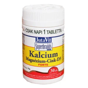 Jutavit Kalcium-Magnézium-Cink-D3 tabletta – 30db