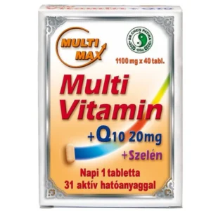 Dr. Chen Multimax vitamin + Q10 + Szelén tabletta – 40 db